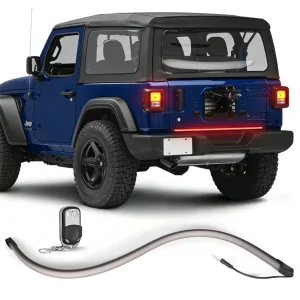 37 Inch 12V Led Tailgate Brake Light Bar with White Reverse Turn Signals Hazard Flashers for Jeep Offroad SUV