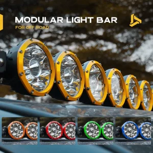 38 40 42 48 50 52 Inch Linkable Modular LED Roof Light Bar for Ranger Jeep Gladiator Tacoma Patrol Can Am Off Road 4X4 Spotlight