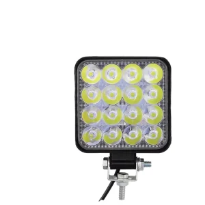 3Inch Square 48W 16LED Green 4800LM Waterproof LED Work Light for Lighting