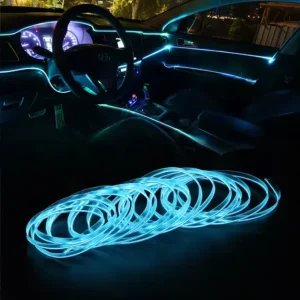3M 5M EL Cold Line Car Decoration Lighting Interior Accessories Ambient Light LED Interior Light Strip