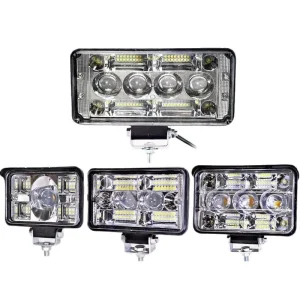 3inch 7inch LED Work Light Square Large Field of View LED Auto Parts Car Light for Truck Off road