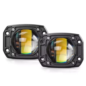 3inch Car Auxiliary Lights 30w Led Fog Light Dual Color Spotlight Led Work Light for Truck Offroad Led Headlight