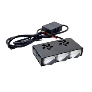 3inch JSG 75 White Amber Dual Color LED Spot Light 20W 32V Fan Cooled Off Road Driving Lamp
