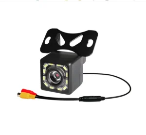 4 8 12 LEDs Light Square Car Camera Reversing Image Camera HD Night Vision CCD Reverse Camera for Cars