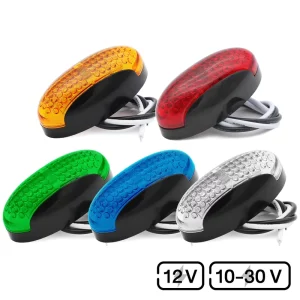 4 High Brightness Truck Side Lights Turn Signals Wide Voltage 10 32V Red Yellow White Blue Green Model Led Side Marker Lights