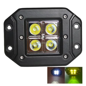 4 Inch 4 LED Square Auto Working Light Spot Beam Offroad Vehicle Truck Work Fog Lamp 4×4 Auxiliary Lighting