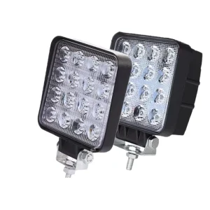 4 Inch 48W LED Auto Exterior Lighting Waterproof 12V Driving Lamp 4000 Lumens Spot Flood for Offroad SUV Boat 4×4 4WD Work