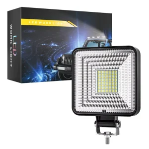 4 Inch 56W 12V-24V Universal Fit Car LED Work Light for Off-Road Vehicles, Engineering Vehicles and Trucks, SUVs