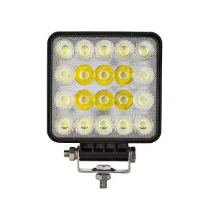 4 Inch 60W 20 LED Work Light Combo Beam Flood Driving Lamp for Excavators Engineering Auto Exterior Lighting