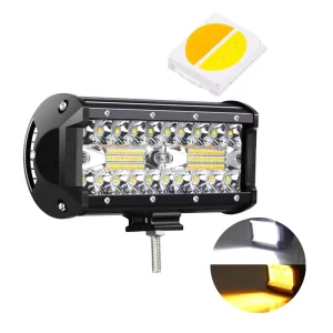 4 Inch 60W 6000LM LED Auto Exterior Lighting Work Light Bar Spot Flood Combo Beam Driving Lamp Offroad ATV 12V Accessories