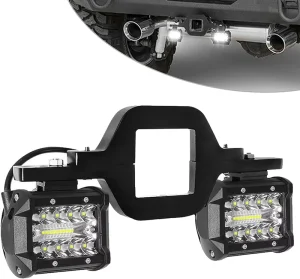 4 Inch 60W Auto Exterior Lighting Universal Trailer Tow Hitch Mount Bracket for Pickup Truck Van Offroad Work Light Lights