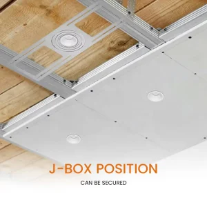 4 Inch LED Recessed Lighting Housing Kit Flat Steel Rough in Bracket New Construction Mounting Plate