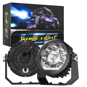 4-Inch LED Work Lights Auto Car Modified Off-Road Spotlights DRL Signal Daytime Running Light 9-30V 2-Year Warranty