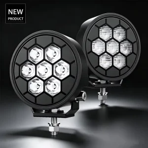 4 Inch Round LED Offroad Work Light Spot/Flood Beam Emark IP68 12V 24V Auxiliary LED Pod Light For 4×4 Offroad Truck ATV SUV