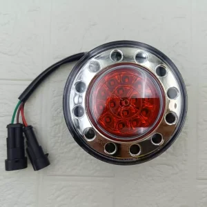 4 Inch Round LED Rear Combination Light Tail Brake Marker Light for Bus Aftermarket Replacement