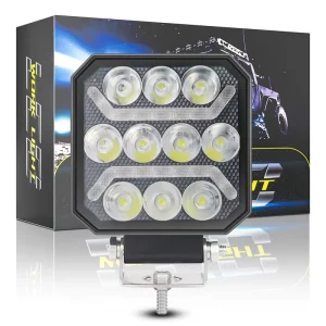 4 Inch Square 10LED 20W 24V LED DRL Auxiliary 4×4 Retrofit Upgrade Car Offroad Vehicles H F DRL 10 2 Year Warranty