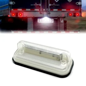 4 LED Bus License Number Plate Light for SUV Truck Trailer Van Tag Step Lamp White Bulbs Car Products License Plate Lights