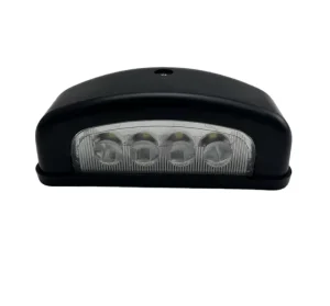 4 LED Car License Number Plate Light for SUV Truck Trailer Van Tag Step Lamp White Bulbs License Plate Lights