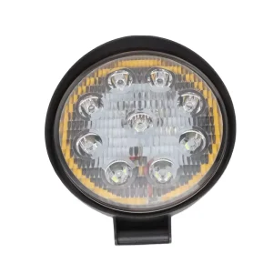 4″ LED Work Light 9 LEDs 27W Round 25mm with Light Offroad Spot Flood 9-30V for Truck Car Focos De Trabajo Para Vehicle Aluminum
