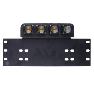 4 Lens Car Lights 3000k 6000K Remote Control Flash Lights LED License Plate Car Spotlights LED Grille Lights