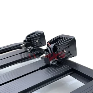 4 PCS Flat Roof Rack Work Light Bar Holder Mounting Bracket for Led Light Bar
