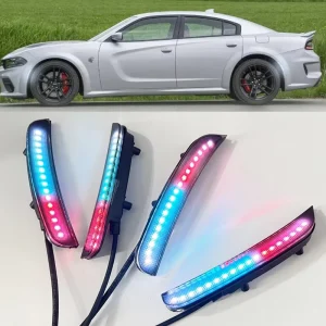 4 Pack LED Front Rear Side Marker Light Kits for Cars Trucks 12V