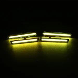 4 Pieces Smoked Lens Flow Series SMD Sidemarker Set for Dodge Challenger