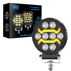 4 inch 24V 17W LED Work Light for Truck Offroad Driving DRL Spotlights Auxiliary Car Light Accessories