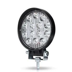 4 inch LED Work Light 42W 3000 Lumens 12V Off Road Construction Vehicle Spotlight Searchlight Maintenance Lamp