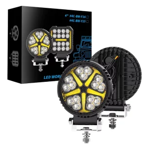 4 inch Round Car LED Work Light DRL Spotlight Off Road Auxiliary Lamp 18W 3600 Lumens