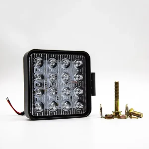 4.3 Inch LED Work Light Square Fog Driving Lights for Truck 7000k Color Temperature