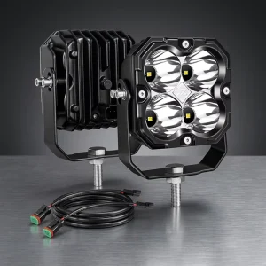 4.5 Inch 30W LED Pod Lights IP67 Waterproof Shockproof Sealed 5000LM Spot Beam DC12-24V Offroad Driving Lamp SUV