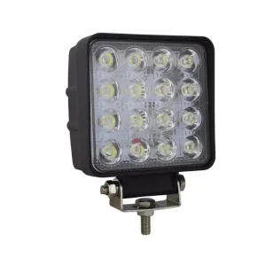 4.5Inch Square Pod Off Road Flood Light 48W LED Work Lights for Trucks Off Road Vehicle ATV SUV UTV 4WD Boat Tractor