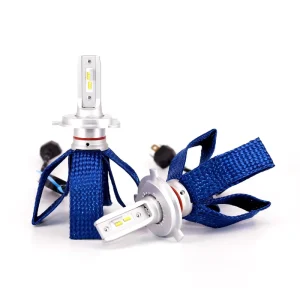 4000LM 21W 6000K Pure White H4 H13 H7 H11 Car Lights Lamp Fanless No Polarity 5SPlus ZES Chip LED Headlight Bulb for Motorcycle