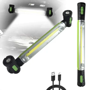 4000mAh Rechargeable Underhood Magnetic Work Light for Emergency Car Repair Portable Cordless COB LED Mechanic Light Waterproof