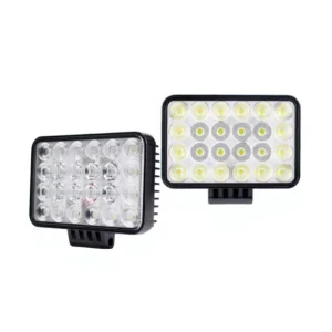 40W 16SMD Square 12V LED Auto Exterior Lighting Kit Suction Cup Truck Tractor Work Light and Fog Light for Off Road Cars