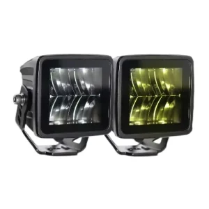 40W 2000LM 10-30V DC Die-cast Aluminum LED Pod Driving Light IP68 Waterproof Off-Road Cube for Pickup
