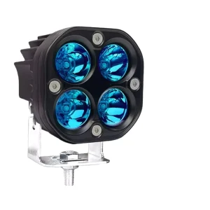 40W 3 Inch LED Work Light Spotlight for Trucks Off Road Motorcycles Roof Front Bumper in Red Green Blue