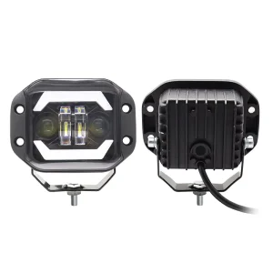 40W 7200LM Dual Color LED Car Auto Work Light LED Driving Fog Lamp Truck Headlight for SUV ATV 4WD 4X4 Offroad