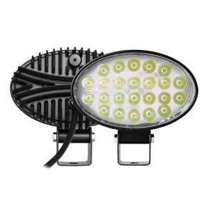 40W Black LED Work Light Agricultural Vehicles Heavy Duty Long Spot Wide Flood Beam 12 36V Diecast Auto Exterior Lighting
