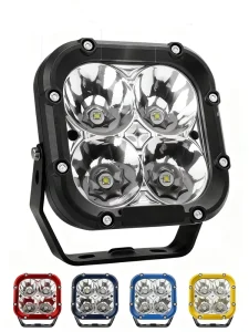 40W LED Driving Lights Universal Car Accessories 4.6 Inch Square Offroad LED Work Light Off Road Lights