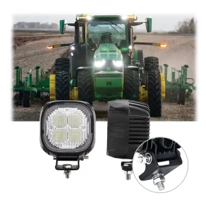 40W LED Work Light Cool 6000K Off-Road Driving Light Waterproof 4inch Auto Exterior Lighting for Tractor