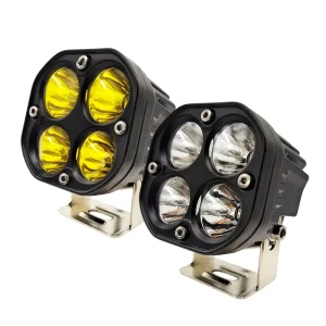 40W Off Road Vehicle Spotlight Car LED Work Light Modified Truck Auxiliary Light 4X4 Square Spotlight