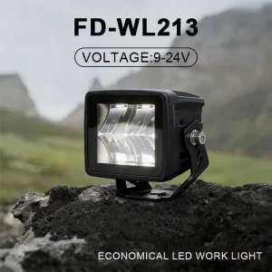 40W Square LED Work Light IP67 Waterproof Spot Beam Offroad Driving Lamp Die cast Aluminum Housing for Truck SUV ATV