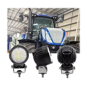 40W Wide Flood and Long Spot 12V 24V LED Work Light for New Holland T7.300 Agriculture Tractor Auto Exterior Lighting