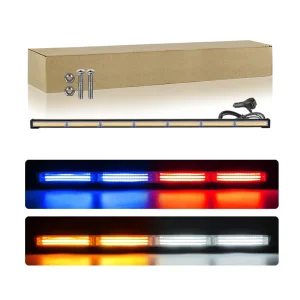 41″ Slim LED Flashing Light Bar COB Strobe Lamp for Car Trailer Traffic Emergency Hazard Warning Lights Customized Color