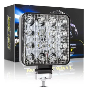 42W 24V 16LED Square LED Light Bar H-F-16-20MM for ATV UAZ SUV 4WD Truck Tractor Off-road Retrofit Upgrade