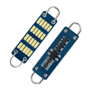 42mm 44mm 4014 20SMD C5W LED Reading Lamp, 12V Festoon Car Interior Light Bulb, White