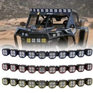 43 Inch Led Light Bars Pods 12v 24v Side Shooter 4×4 Off Road Led Spot Light Pods With Amber for Trucks ATV UTV SUV