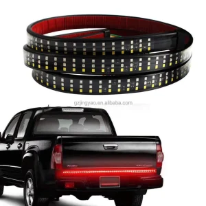 48″ 60″ Truck Tailgate LED Strip Light Bar Triple Row 5 Function With Reverse Brake Turn Signal Waterproof Universal for Pickup